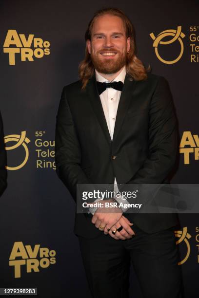 Presenter Stefan Jurriens of You Tube channel StukTV seen during the Gouden Televizier Ring Gala awards show in Theater Carre theatre on October 8,...