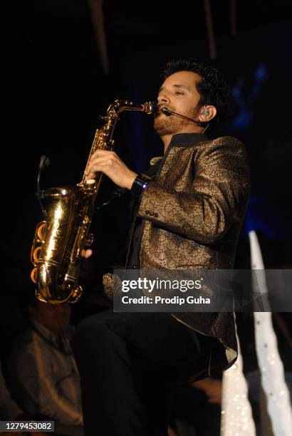 Raghav Sachar performed at the grand finale show on Day 5 of India International Jewellery Week on August 19, 2010 in Mumbai, India