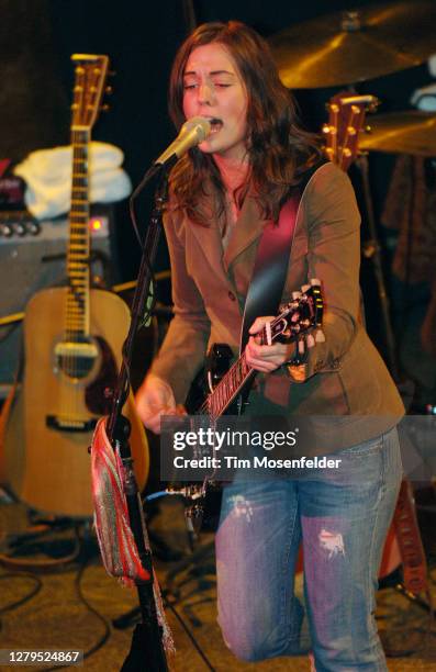 Brandi Carlile performs at the Great American Music Hall on April 2, 2007 in San Francisco, California.