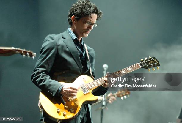 Mark Hart of Crowded House performs during Coachella 2007 at the Empire Polo Fields on April 29, 2007 in Indio, California.