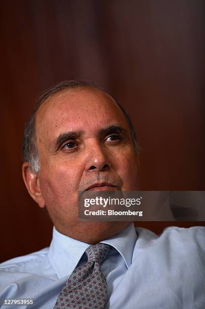 Parvez Ghias, chief executive officer of Indus Motor Co., pauses during an interview in Karachi, Pakistan, on Monday, Oct. 3, 2011. Indus Motor Co.,...