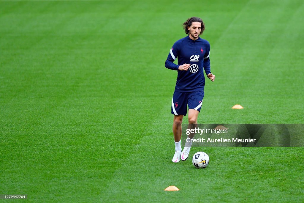 France Soccer Team : Training Session At Stade De France