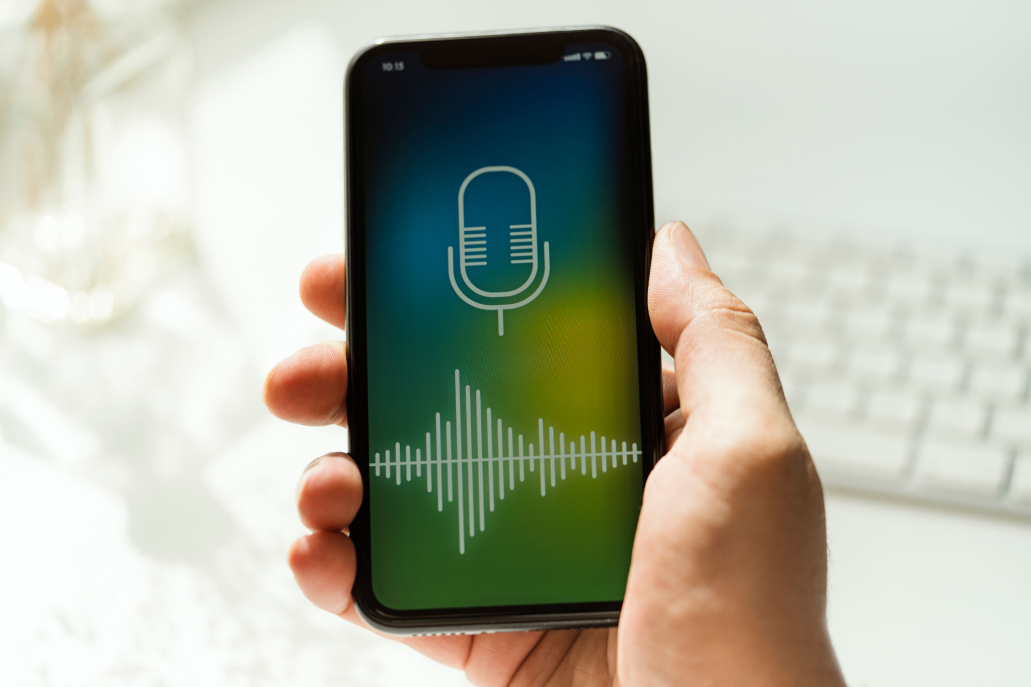 podcast app interface