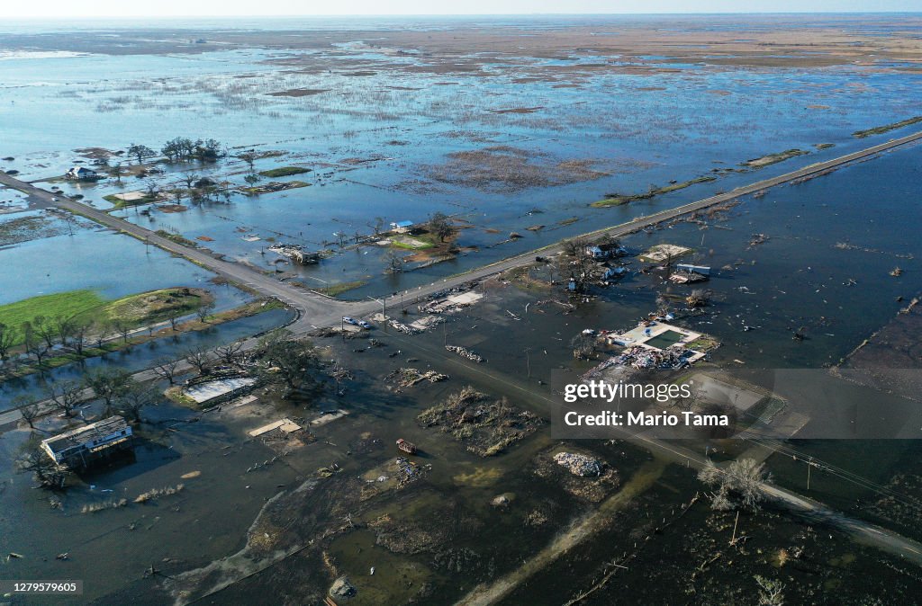 Hurricane Delta Takes Aim At Louisiana's Gulf Coast