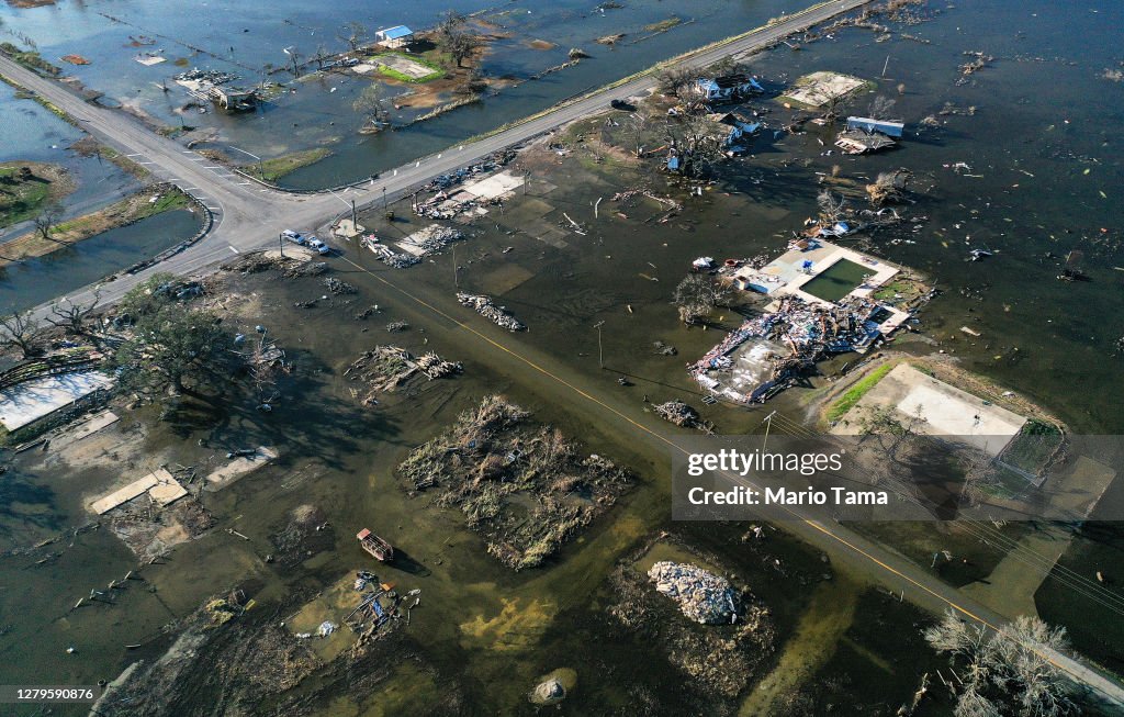 Hurricane Delta Takes Aim At Louisiana's Gulf Coast