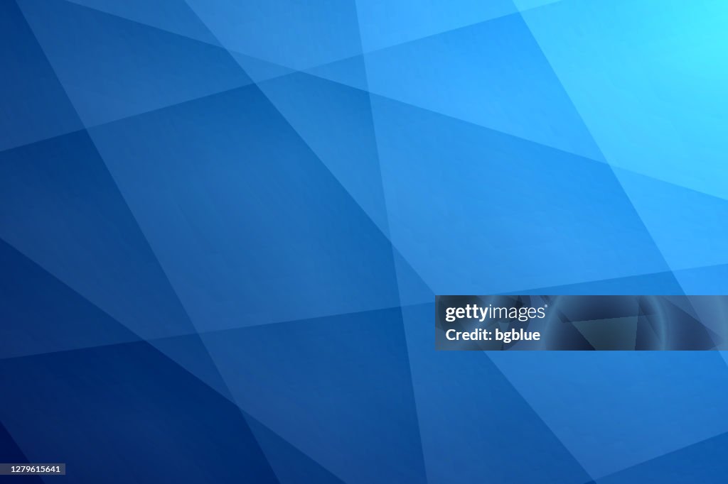 Abstrakter blauer Hintergrund - Geometrische Textur