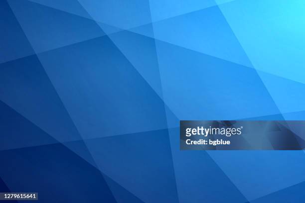 abstrakter blauer hintergrund - geometrische textur - blue background vector stock-grafiken, -clipart, -cartoons und -symbole