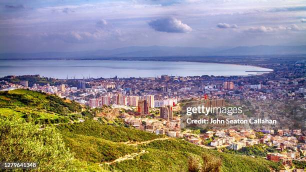 algeria, annaba on the mediterranean sea - algeria city stock pictures, royalty-free photos & images