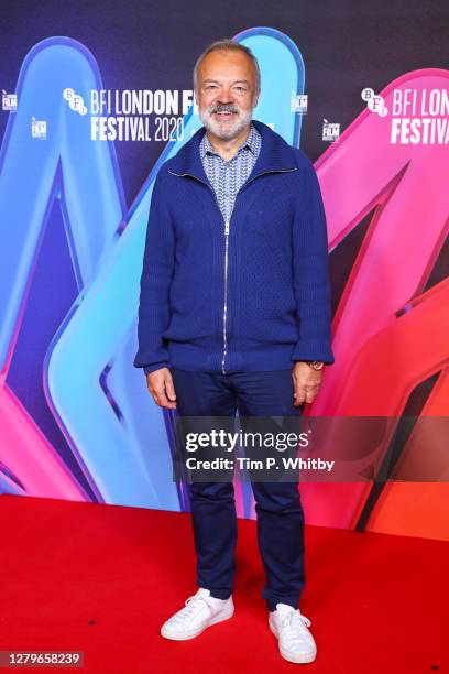 Graham Norton attends the "Soul" premiere during the 64th BFI London Film Festival at BFI Southbank on October 11, 2020 in London, England.