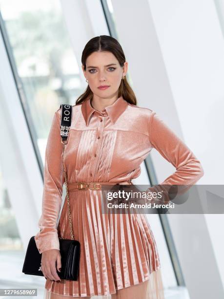 Roxane Mesquida attends the Jury photocall at the 3rd Canneseries on October 11, 2020 in Cannes, France.