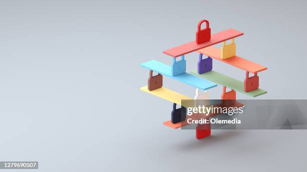 digital background security systems and data protection - block removal game stock pictures, royalty-free photos & images