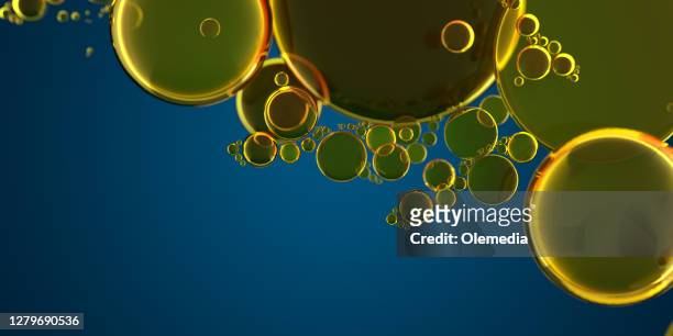 estrutura nano molecular abstrata. esferas 3d - fatty acid - fotografias e filmes do acervo