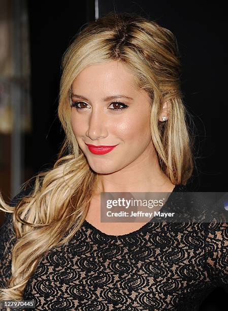 Ashley Tisdale attends the "Footloose" Los Angeles Premiere at Regency Village Theatre on October 3, 2011 in Westwood, California.