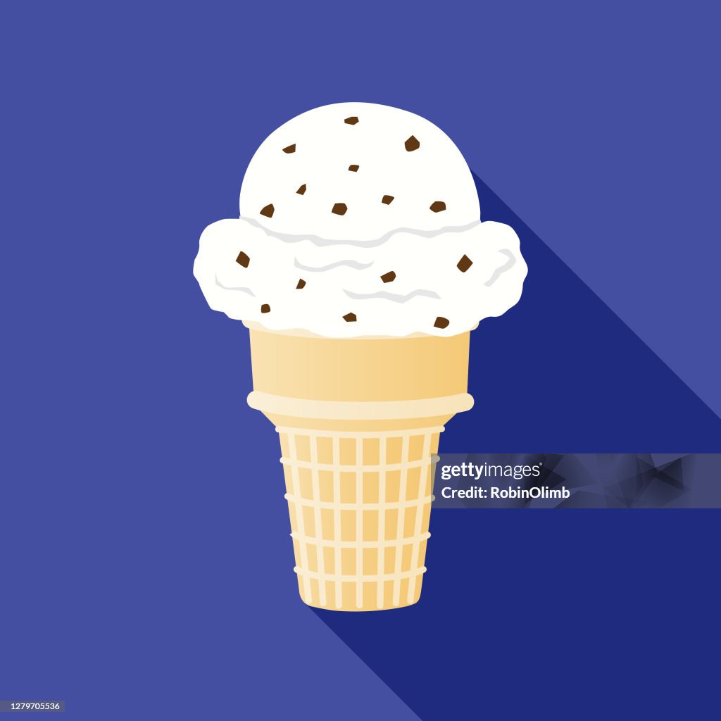 Chocolate Chip Ice Cream Cone
