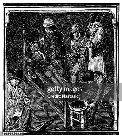 Interrogation in the torture chamber Interrogation in the torture chamber