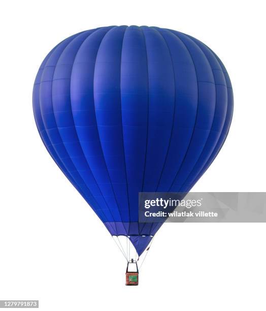 group hot air balloon on white background. - mongolfiera foto e immagini stock