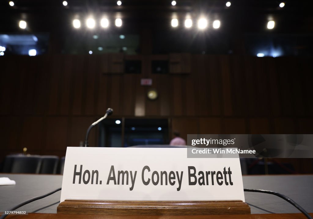 Senate Holds Confirmation Hearing For Amy Coney Barrett To Be Supreme Court Justice