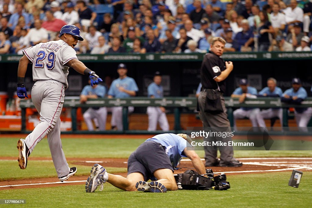 Texas Rangers v Tampa Bay Rays - Game 4