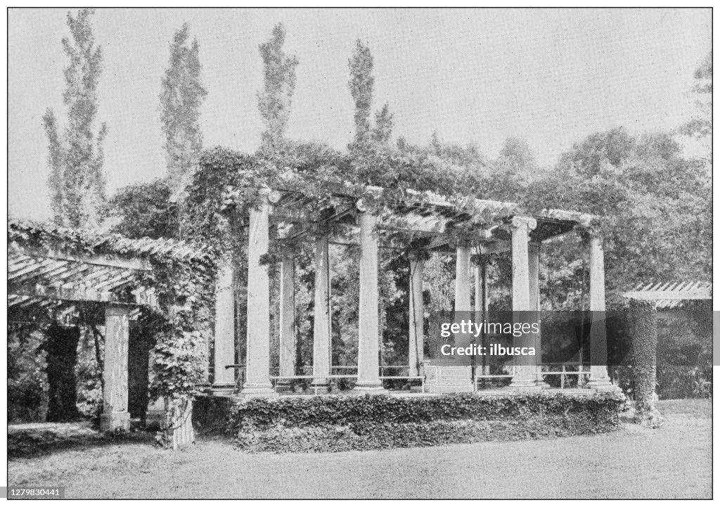 Antique black and white photograph of Washington, USA: the amphitheater, Arlington