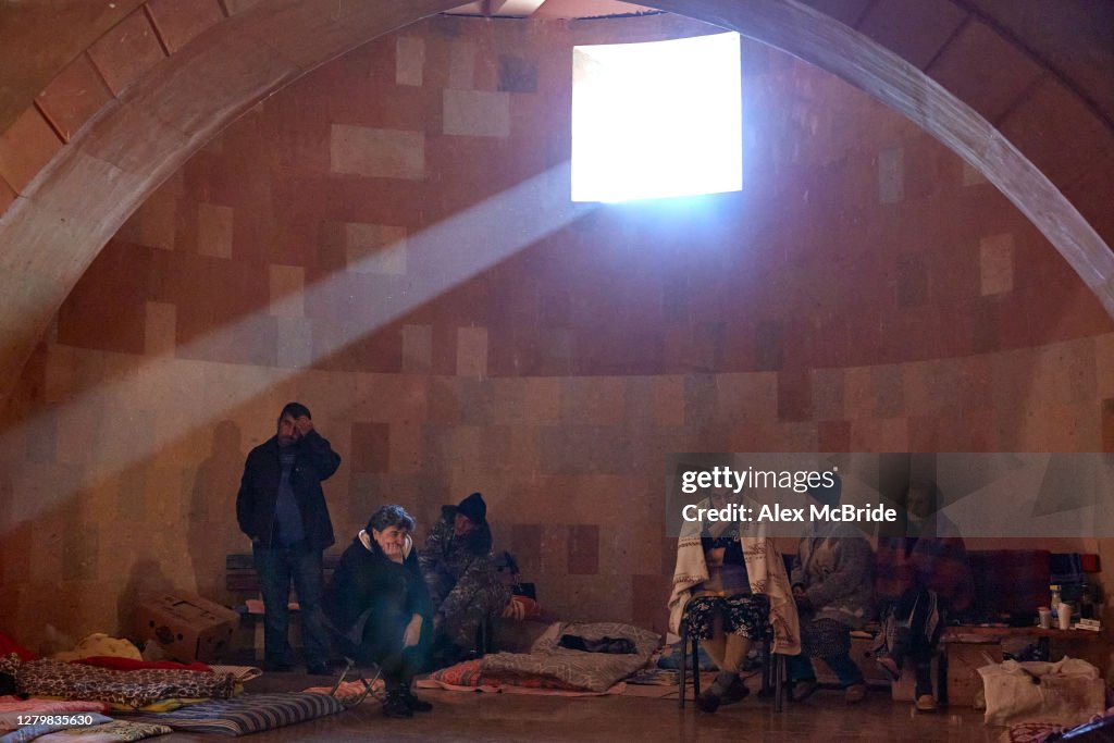 Nagorno-Karabakh Fighting Continues As Civilians Mourn