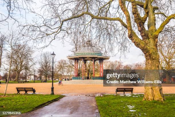 clapham common bandstand, lambeth borough, london, england, united kingdom - クラパムコモン ストックフォトと画像
