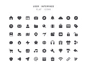 54 Big Collection Of Web User Interface Flat Icons