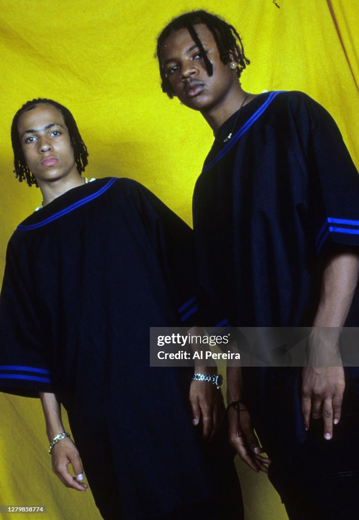 Kris Roux Rap group Kris Kross appears in a portrait taken on June 10, 1993 in ...