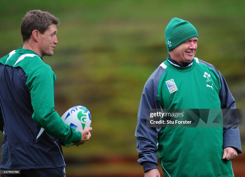 Ireland IRB RWC 2011 Training Session