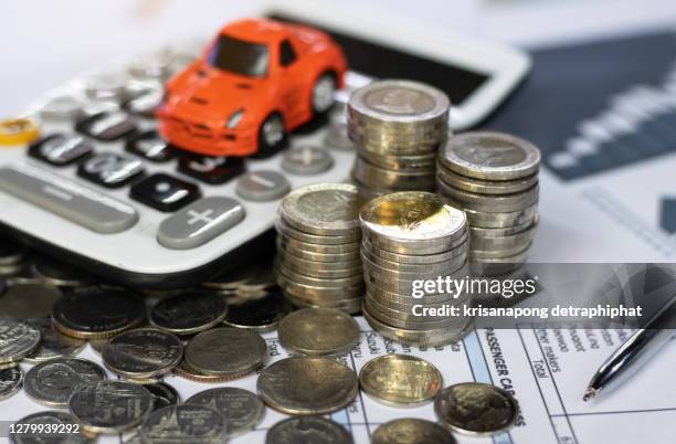 car concept,car loan,car insurance and car loan concept - autokredit stock-fotos und bilder