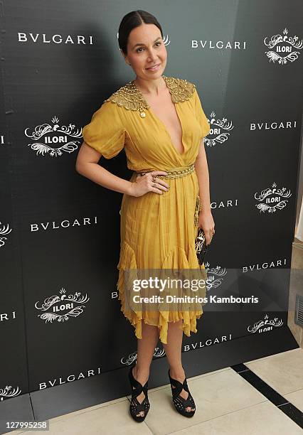 Fabiola Beracasa attends Bulgari's Le Gemme Eyewear Collection launch at ILORI Boutique in Soho on October 4, 2011 in New York City.