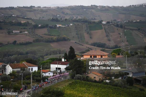 Tortoreto / Landscape / Peloton / during the 103rd Giro d'Italia 2020, Stage 10 a 177km stage from Lanciano to Tortoreto / @girodiitalia / #Giro / on...