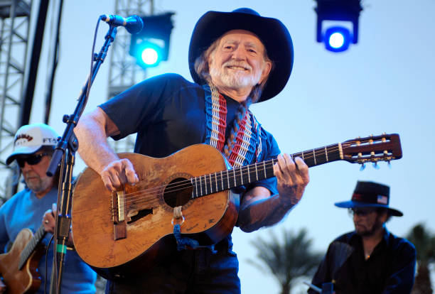 Willie Nelson performs during the Stagecoach music festival at the Empire Polo Fields on May 5, 2007 in Indio, California.