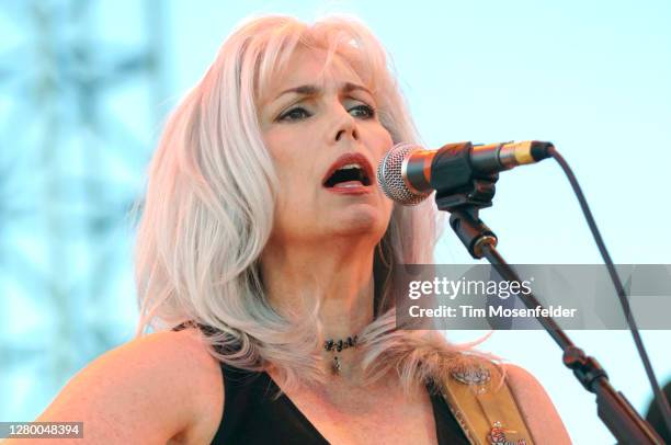 Emmylou Harris performs during the Stagecoach music festival at the Empire Polo Fields on May 6, 2007 in Indio, California.