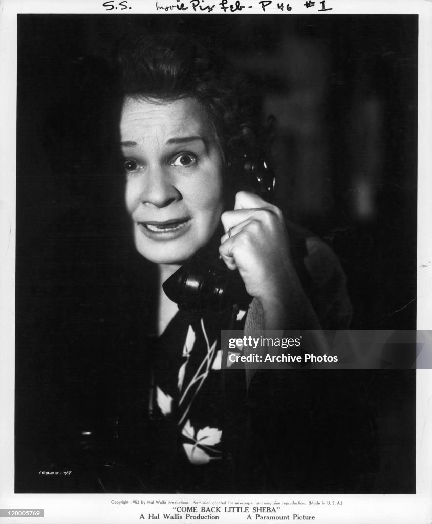 Shirley Booth In 'Come Back Little Sheba'