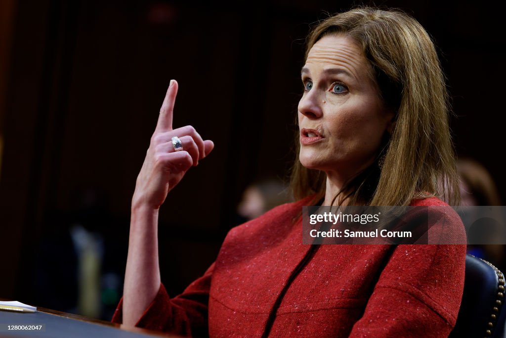 Senate Holds Confirmation Hearing For Amy Coney Barrett To Be Supreme Court Justice
