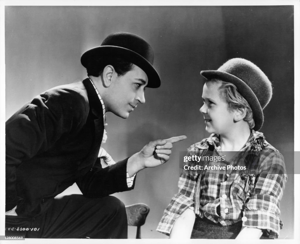 George Raft And Jackie Cooper In 'The Bowery'