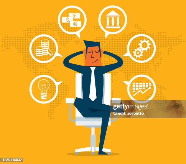 successful businessman - professional development stock illustrations