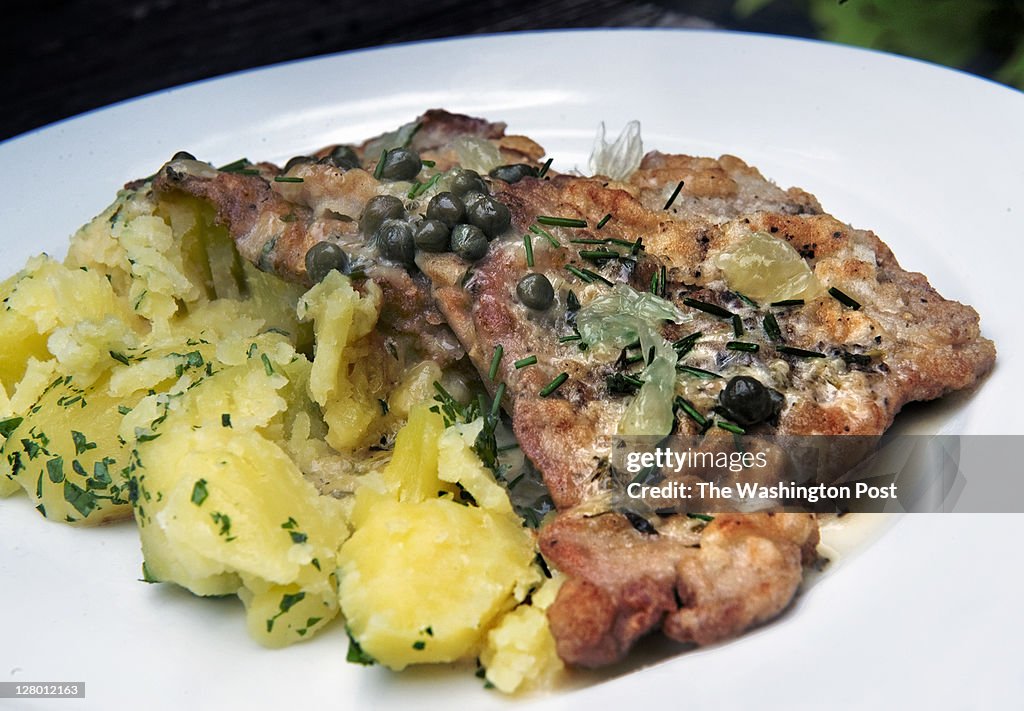 David Hagedorn prepares a few dishes inspired by his recently deceased mother at his home in Washington, DC