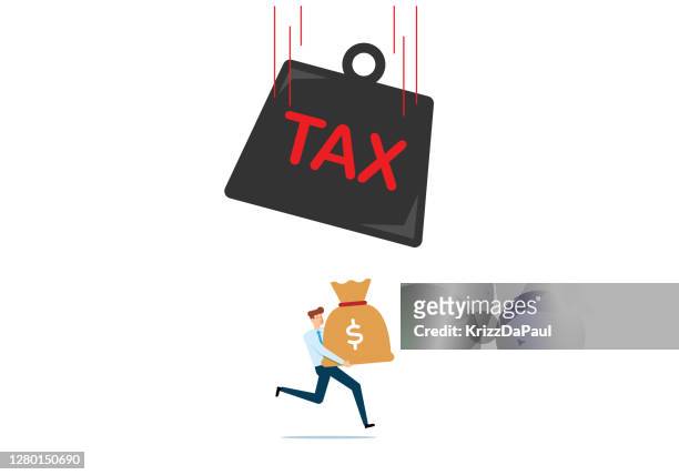 tax - fat asian man stock illustrations