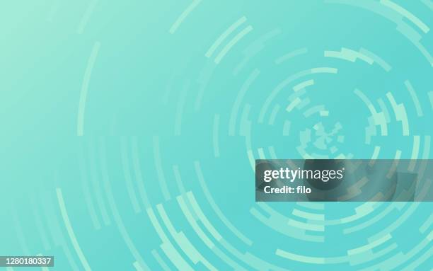 abstract circle depth background pattern - zoom-effect-background stock illustrations
