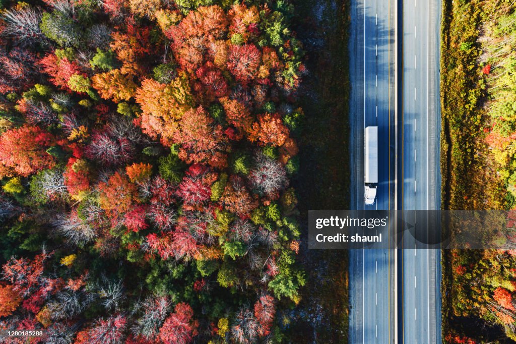 Trucking in October