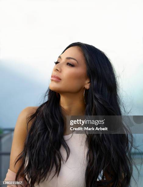 Singer, songwriter, dancer and television personality Nicole Scherzinger is photographed for Hi Luxury Magazine on February 19, 2020 at Kimpton...