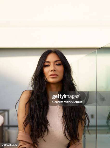 Singer, songwriter, dancer and television personality Nicole Scherzinger is photographed for Hi Luxury Magazine on February 19, 2020 at Kimpton...