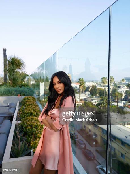 Singer, songwriter, dancer and television personality Nicole Scherzinger is photographed for Hi Luxury Magazine on February 19, 2020 at Kimpton...