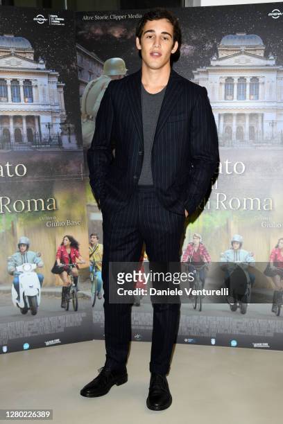 Daniele Rampello attends the photocall of the opening of "Un Cielo Stellato Sopra Il Ghetto Di Roma" on October 14, 2020 in Rome, Italy.