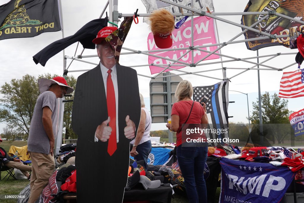 President Trump Holds Rally In Des Moines, Iowa