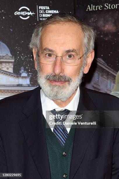 The Chief Rabbi of the Jewish Community of Rome Riccardo Di Segni attends the photocall of the opening of "Un Cielo Stellato Sopra Il Ghetto Di Roma"...