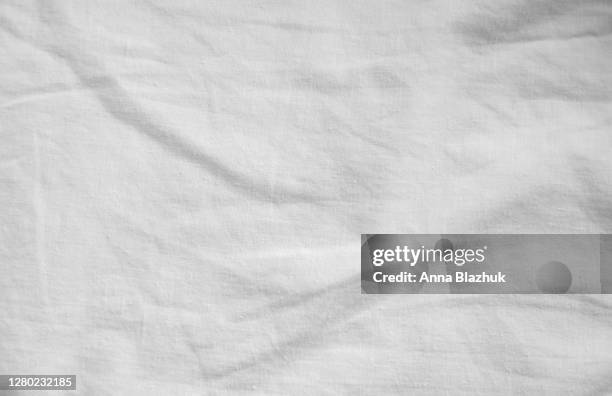 white textile fabric abstract textured background - fabric texture foto e immagini stock