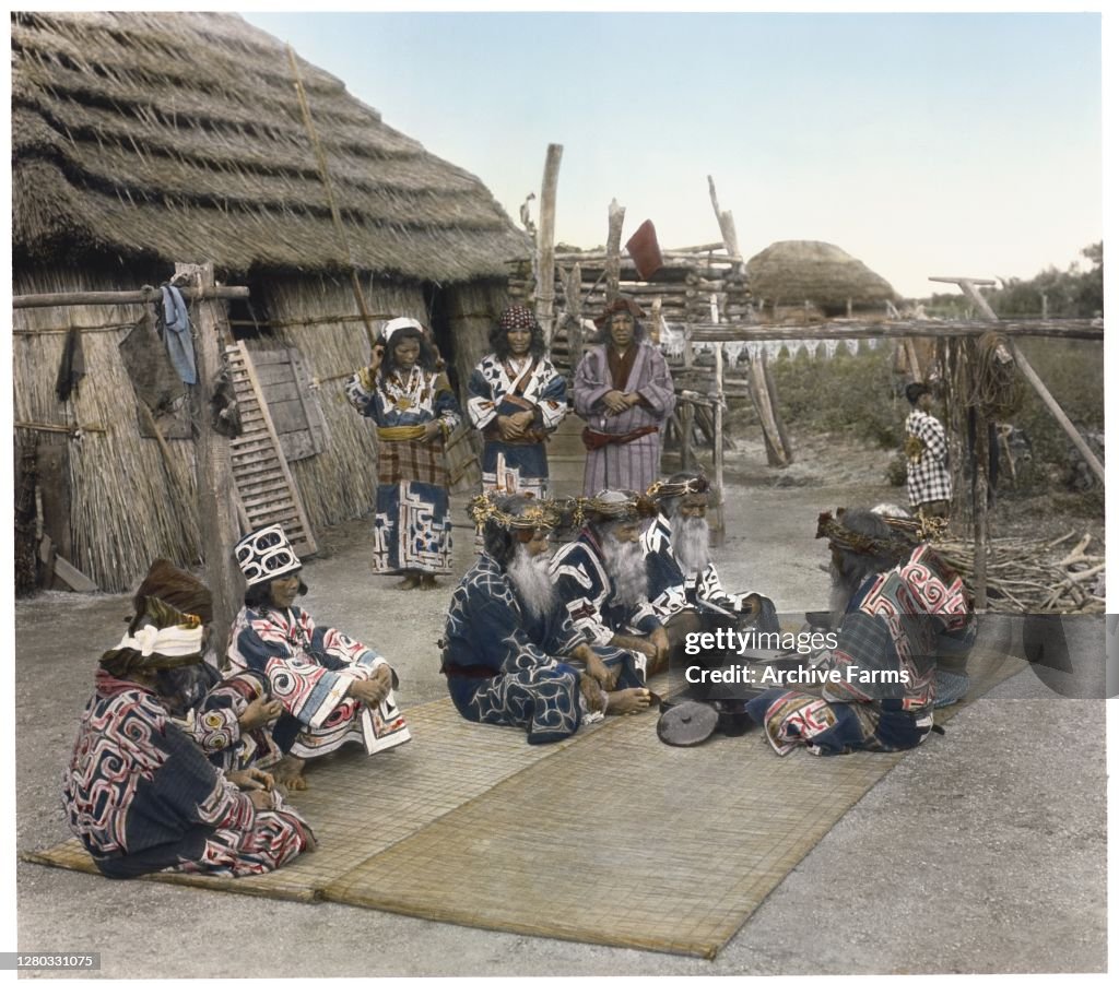 The Ainu, Hokkaido Island, 1892.