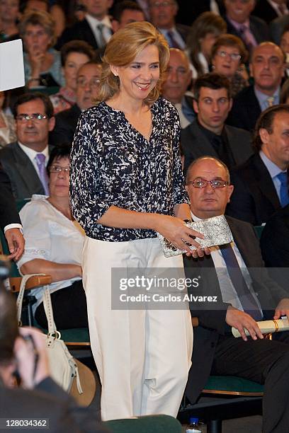Princess Cristina of Spain presides "Real Orden del Merito Deportivo" awards ceremony on October 5, 2011 in Madrid, Spain.